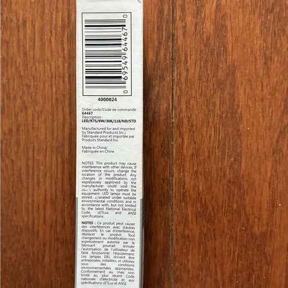 LED Light Bulb - Clear - Picture 3 of 3